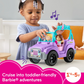 Fisher-Price Little People Barbie Beach Cruiser Toy Car with Music & 2 Figures for Toddlers