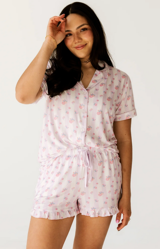 In My Jammers - Purple Harper Womens Pajamas Set