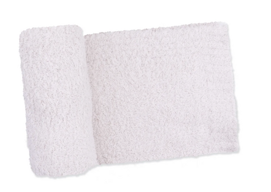 Angel Dear Chenille Natural Stroller Blanket