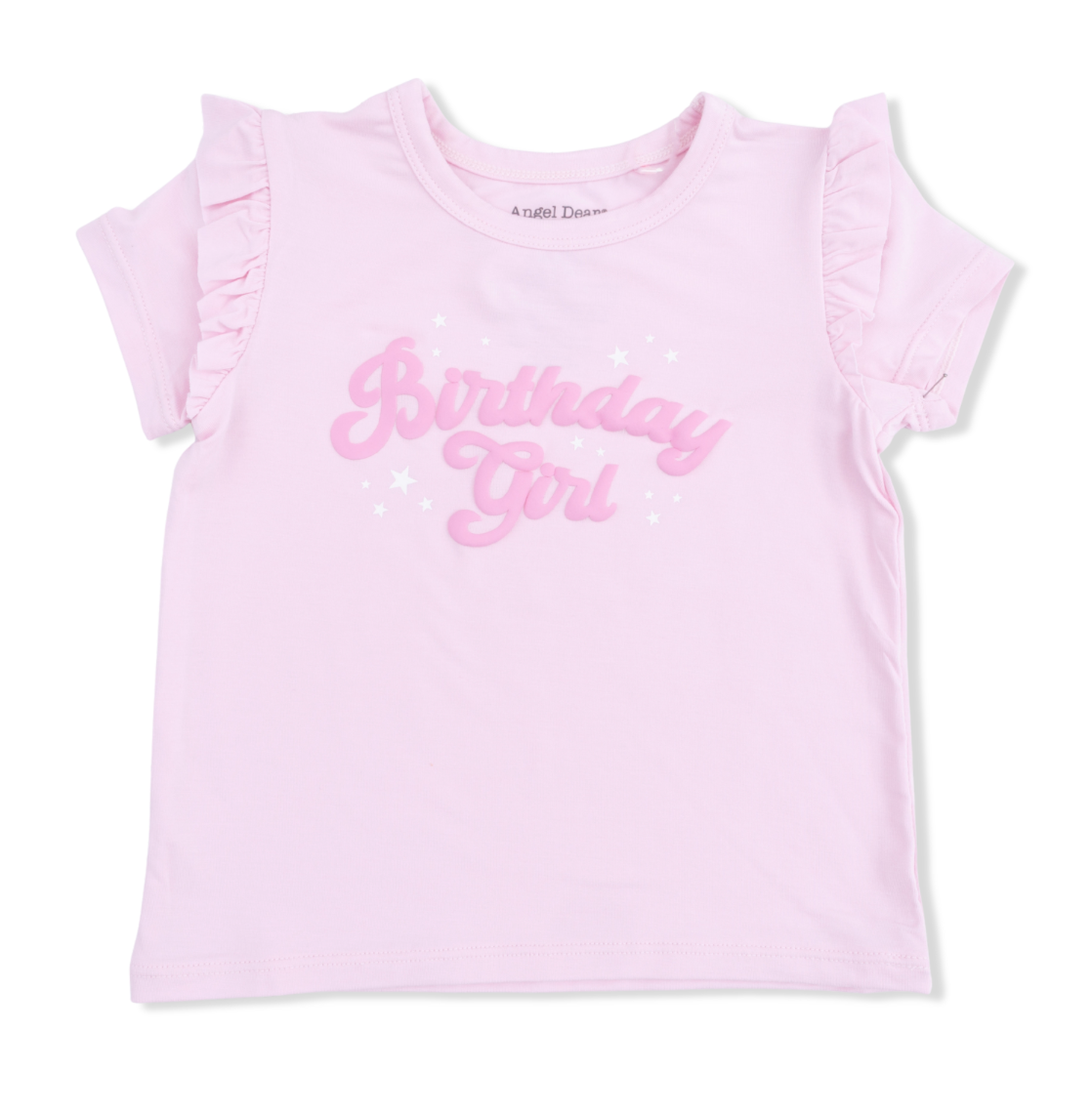 Angel Dear Pink Birthday Ruffle Tee