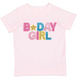 Sweet Wink Birthday Girl Rhinestone Patch Short Sleeve T-Shirt