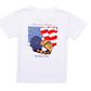 Properly Tied Boys Performance Tee SS America's Pasttime White