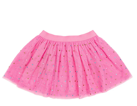 Sweet Wink Raspberry Rhinestone Tutu Skirt
