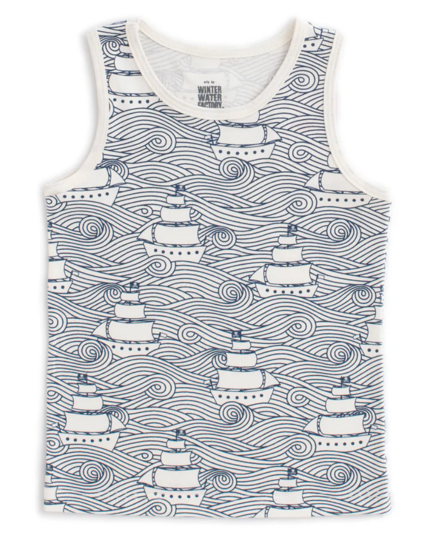 Winter Water Factory Tank Top - High Seas Navy