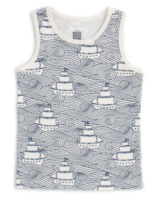 Winter Water Factory Tank Top - High Seas Navy