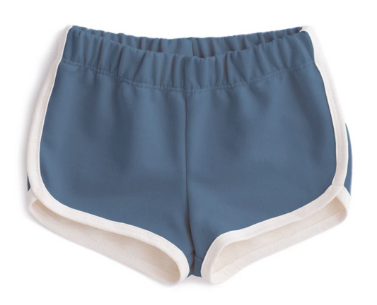 Winter Water Factory French Terry Shorts - Solid Lake Blue