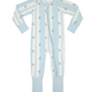 In My Jammers Anchored Stripe Zipper Romper