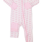 Uptown Baby Bow Sleep Romper Zip