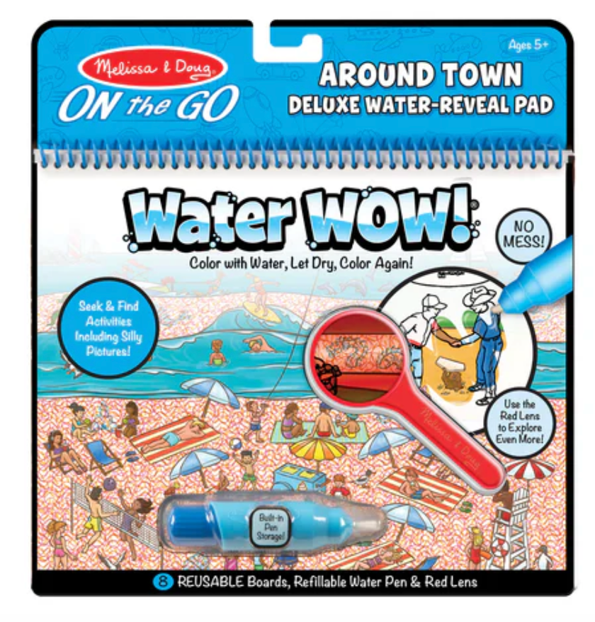 Melissa 7 Doug Water Wow! Deluxe Water-Reveal Pad - Around Town