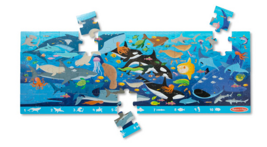 Melissa & Doug Search and Find Beneath the Waves Floor Puzzle