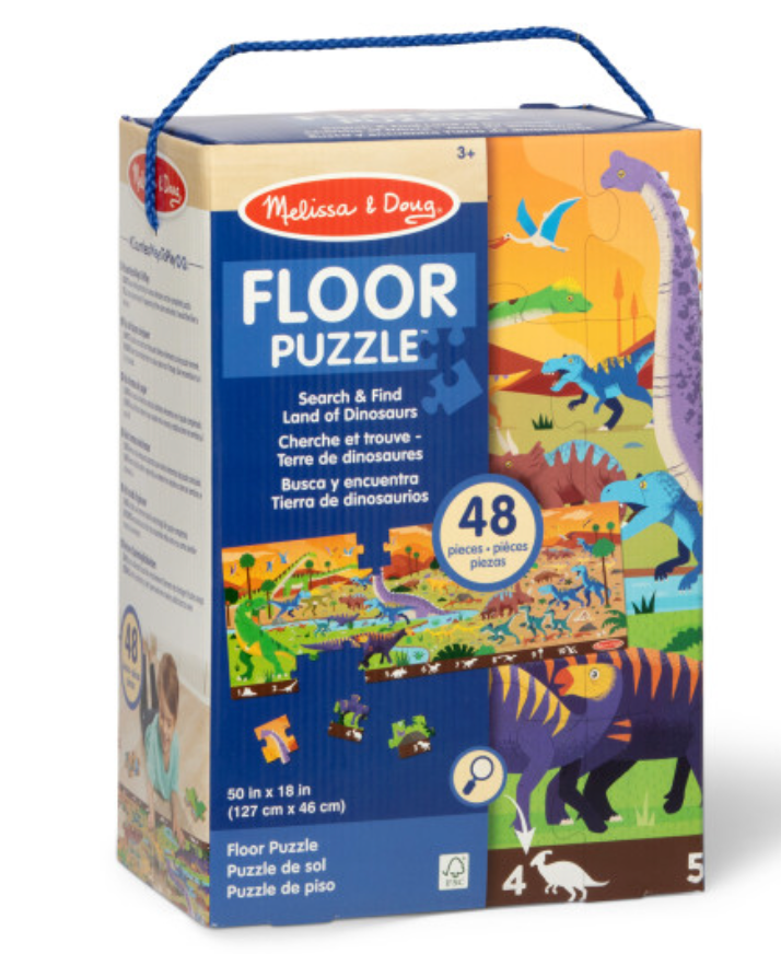 Melissa & Doug Land of Dinosaurs Floor Puzzle