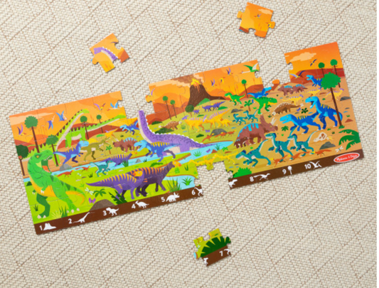 Melissa & Doug Land of Dinosaurs Floor Puzzle