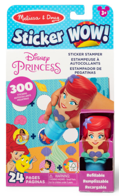 Melissa & Doug WOW! Activity pad and Sticker Book - Ariel