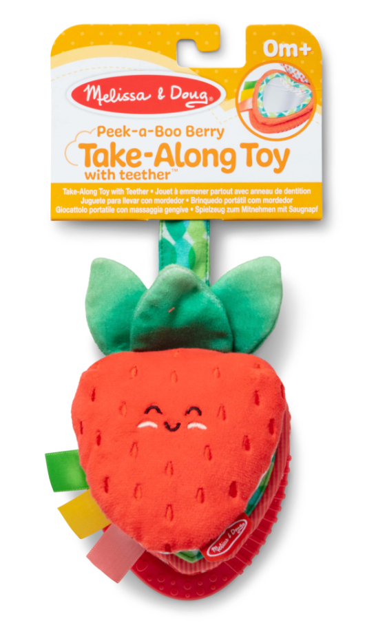 Melissa & Doug Peek-a-Boo Berry Take-Along Toy