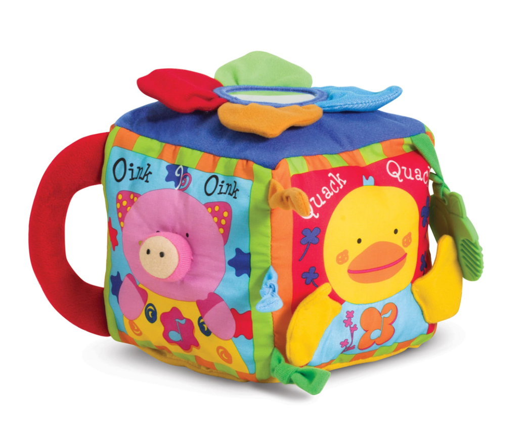 Melissa & Doug Musical Farmyard Cube Learning Toy