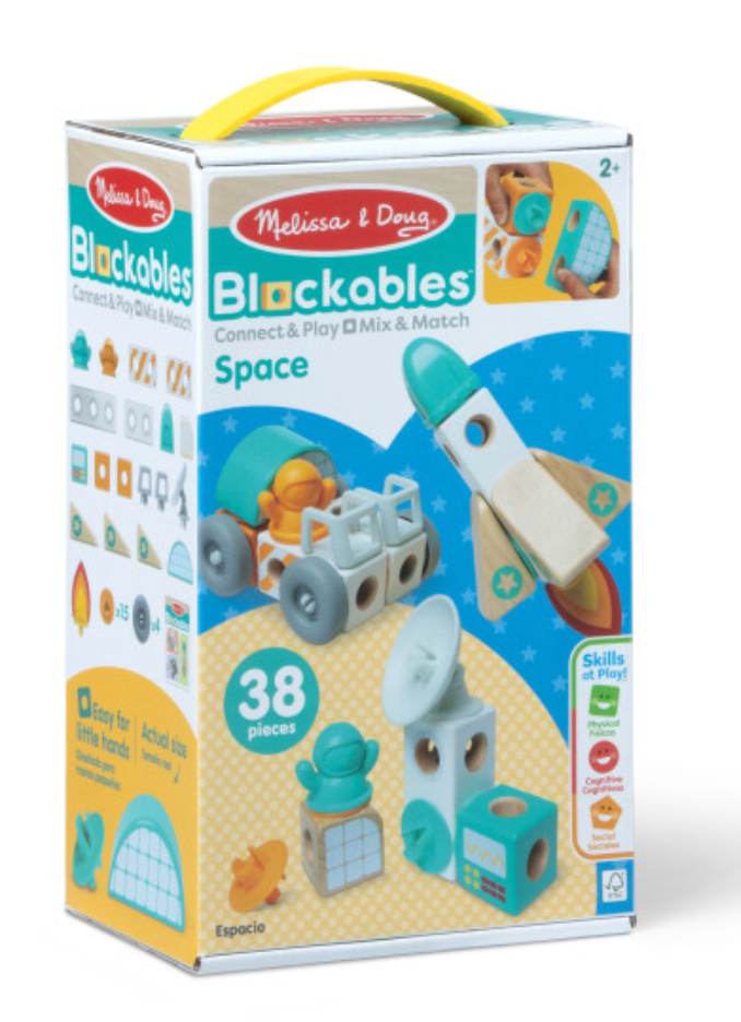 Melissa & Doug Blockables Space Play Set
