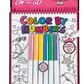 Melissa & Doug On the Go Color by Numbers Coloring Pad