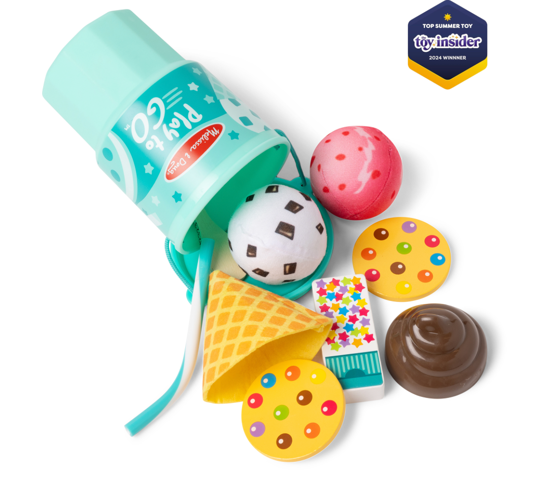 Melissa & Doug Play to Go - Ice Cream Play Set
