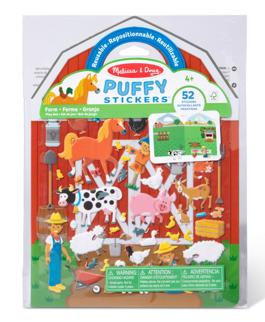 Melissa & Doug Puffy Sticker Play Set - Farm