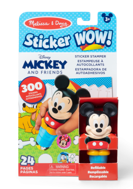 Melissa & Doug WOW! Activity Pad and Sticker Book - Mickey