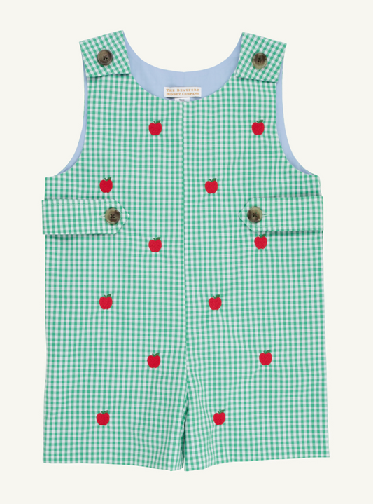 The Beaufort Bonnet Critter Jack Keene Jon Jon - Green Gingham