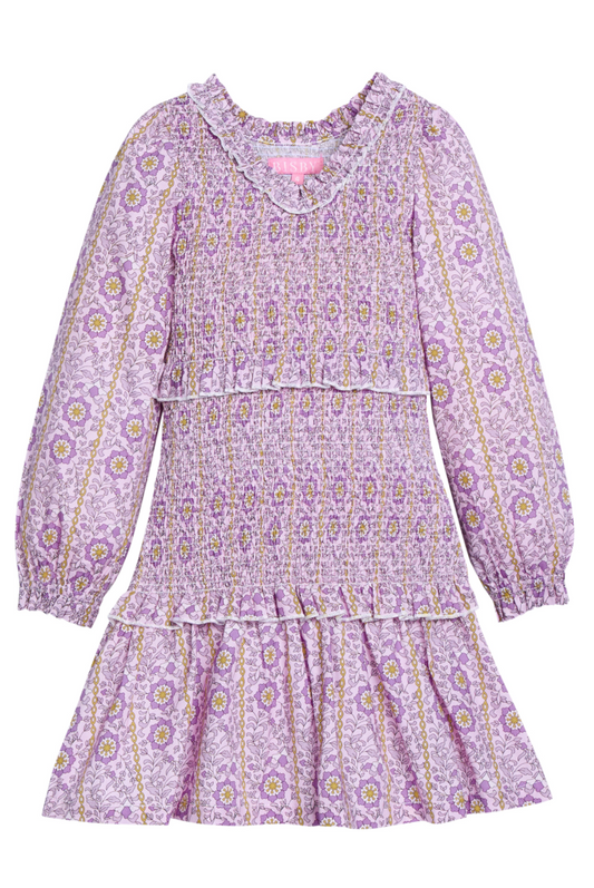 Bisby Indie Dress - Verbier Vines Violet