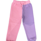 Bisby Color Block Jogger - Pink and Lilac