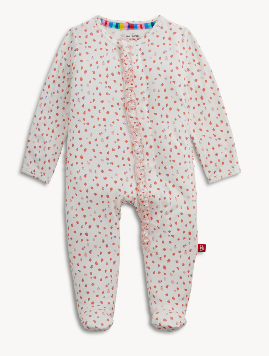 Magnetic Me Apple Blossom Modal Ruffle Footie