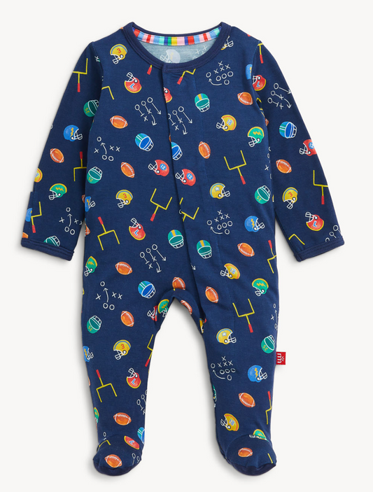 Magnetic Me First Down Fun Modal Footie
