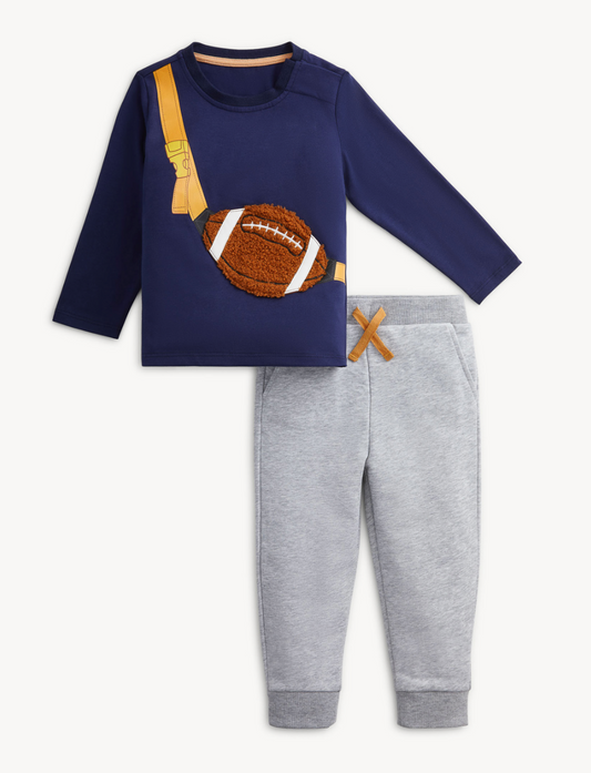 Magnetic Me Peeka Pckt Boys 2pc W Jogger, Football Bag