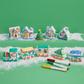 MudPie DIY Color Christmas Village Set
