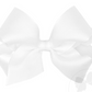 Wee One's White Taffeta Hair Bow