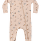 Quincy Mae Bamboo Zip Footie - Candy Pattern