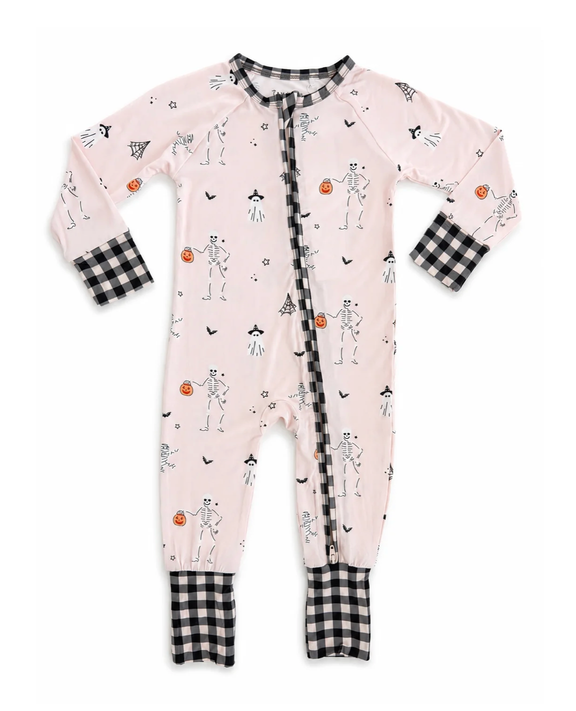 In My Jammers The Boo Crew Zipper Footie