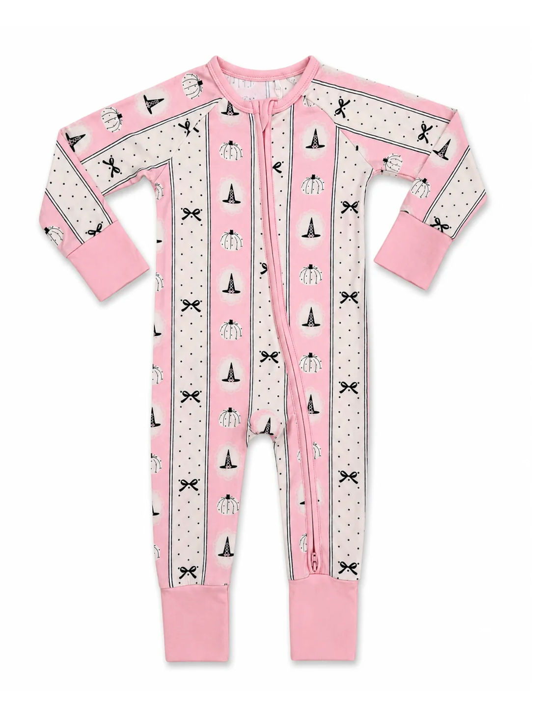 In My Jammers Pretty Little Pumpkin Zipper Footie