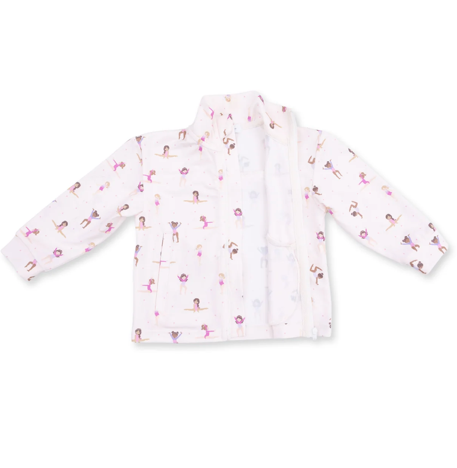 Mock Neck Active Jacket - Tiny Tumblers Activewear