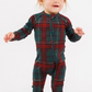 Holiday Heritage Plaid Zipper Romper