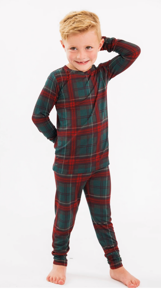 Holiday Heritage Plaid Two Piece Set
