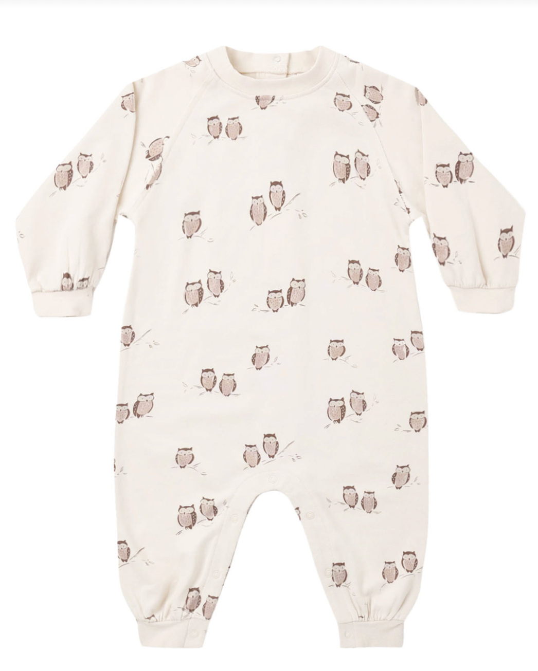 Rylee + Cru Raglan Jumpsuit - Owls