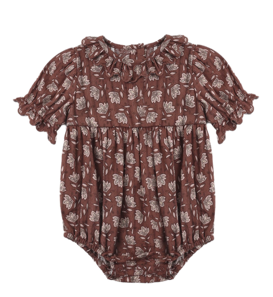 Rylee + Cru Liv Romper - Mulberry