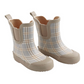 Quincy Mae Rain Boots Blue Plaid