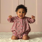 Rachel Riley Cosmos Floral Babysuit