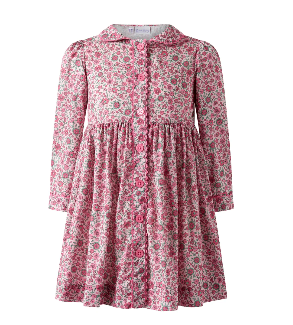 Rachel Riley Cosmos Button - Front Dress