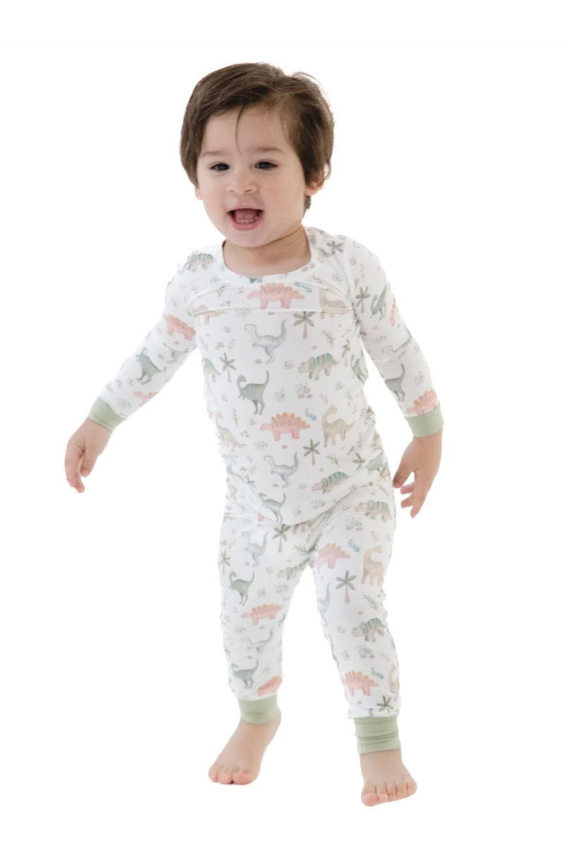 Angel Dear Convertible Romper - Sweet Baby Dinos