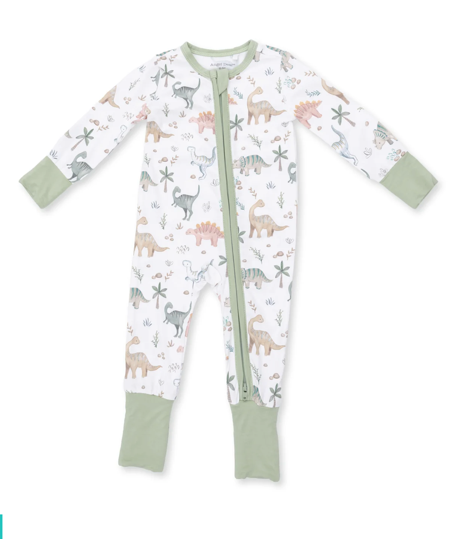 Angel Dear Convertible Romper - Sweet Baby Dinos