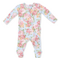Angel Dear 2 Way Ruffle Back Zipper Footie - Angeline Floral