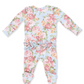 Angel Dear 2 Way Ruffle Back Zipper Footie - Angeline Floral