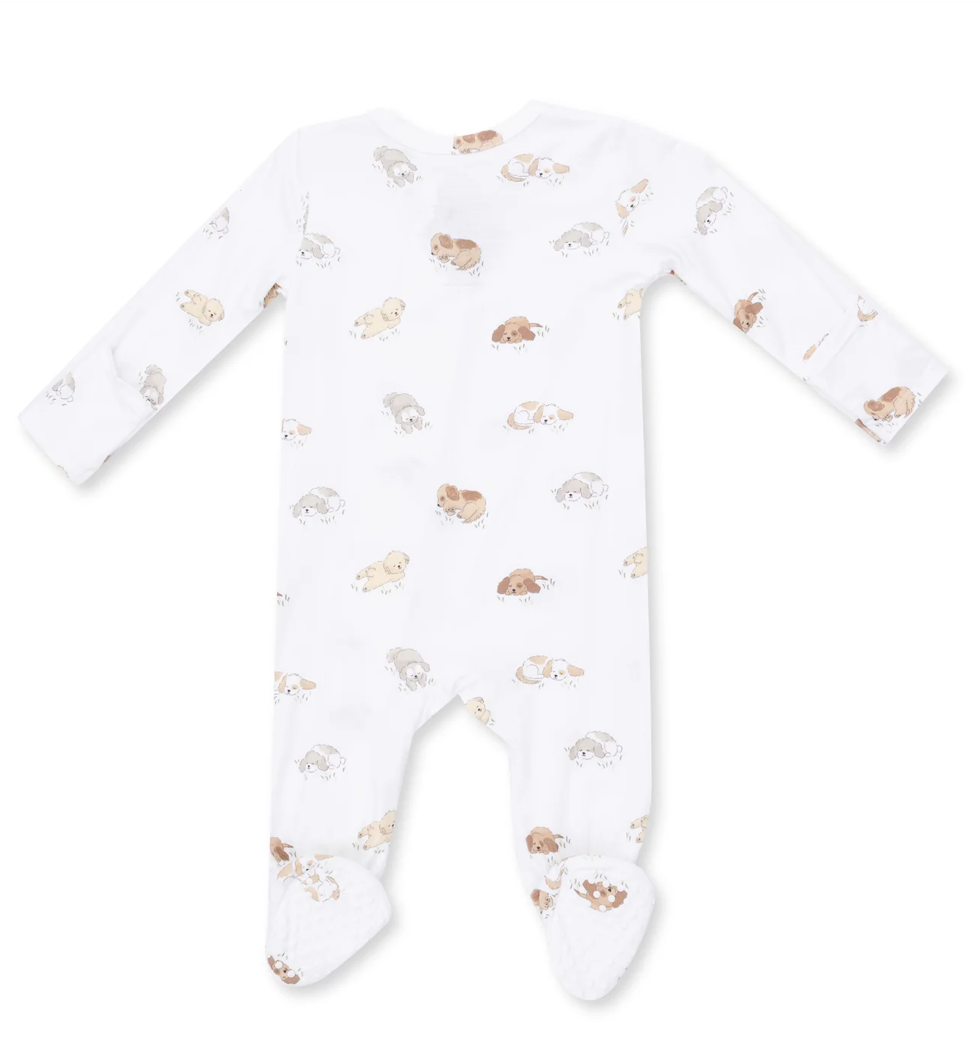 Angel Dear 2 Way Zipper Footie - Puppy Snuggle Club