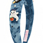 Bari Lynn Padded Denim Halloween Headband in Blue