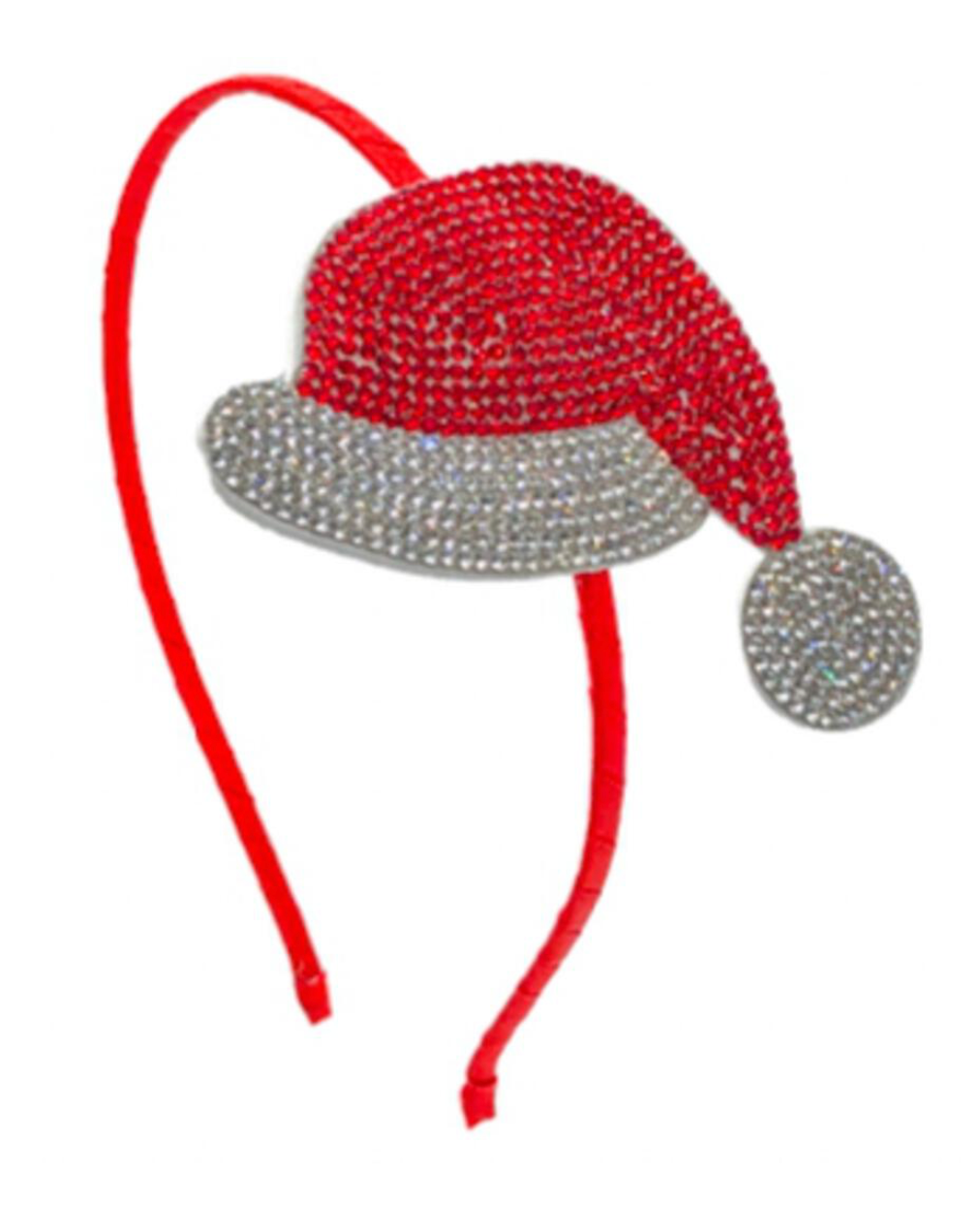 Bari Lynn Santa Hat Crystallized Headband